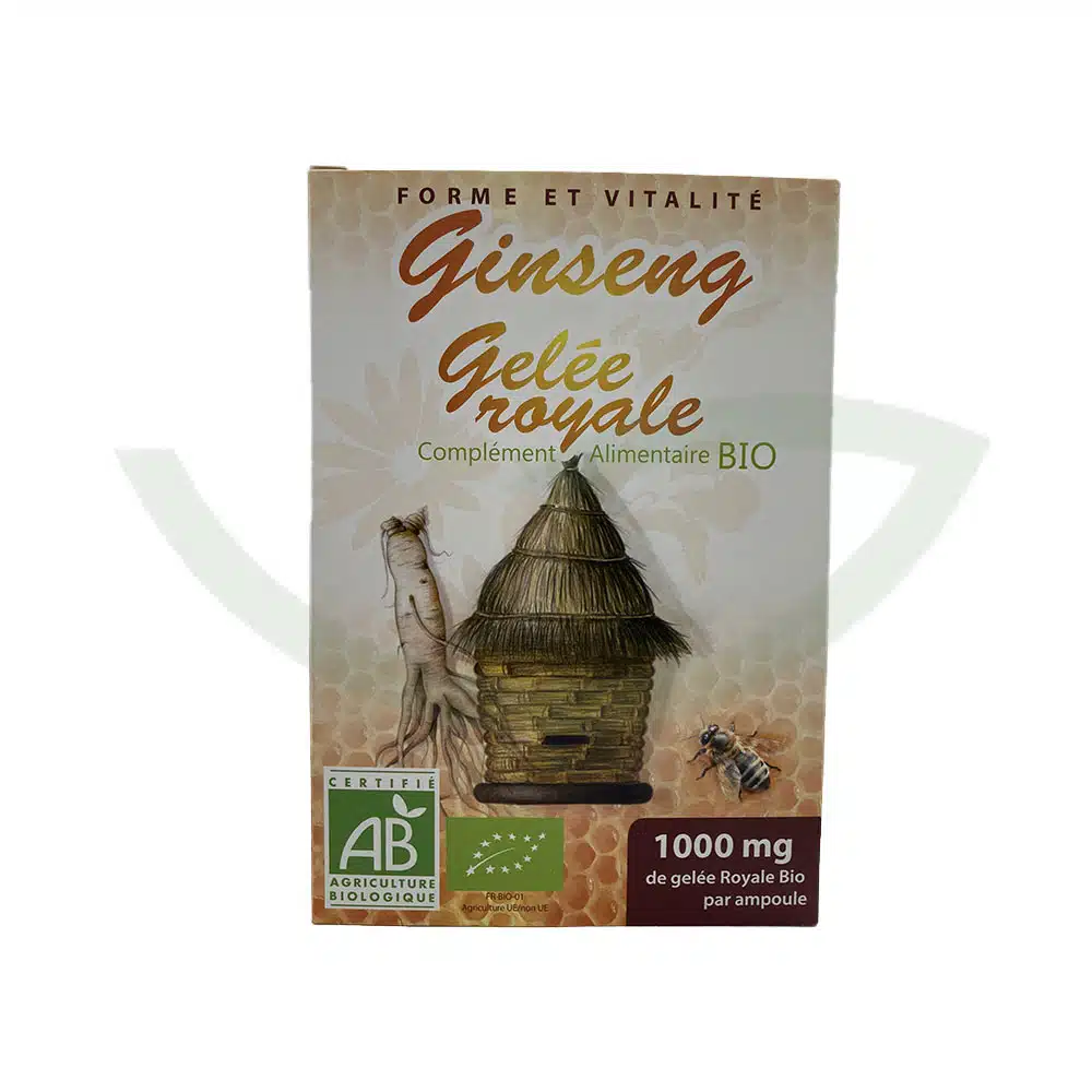 Gelée Royale Ginseng Bio ampoules mg GPH ​Boulangerie Pâtisserie Pain Levain Viennoiseries