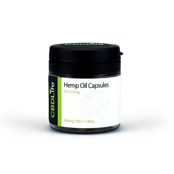 Boite de 30 Capsules de 10 mg de CBD / CBDa de CBDLife - Saldi Straordinari – Offerte Speciali Disponibili Adesso - chanvre boite capsule milligramme cbd