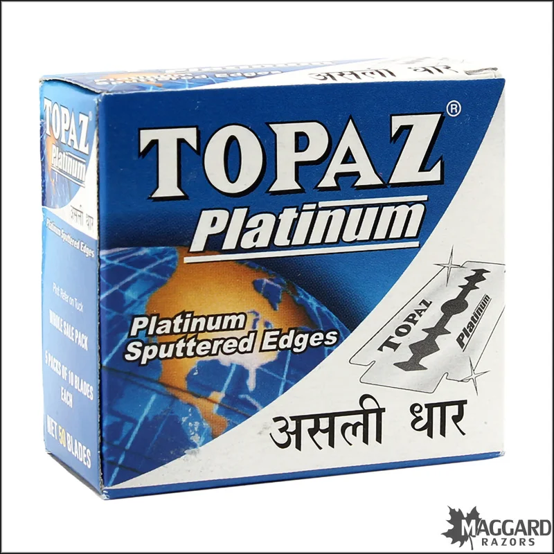 Topaz Platinum Double Edge Safety Razor Blades, 50 blades - Saldi Straordinari – Offerte Speciali Disponibili Adesso - blade movie