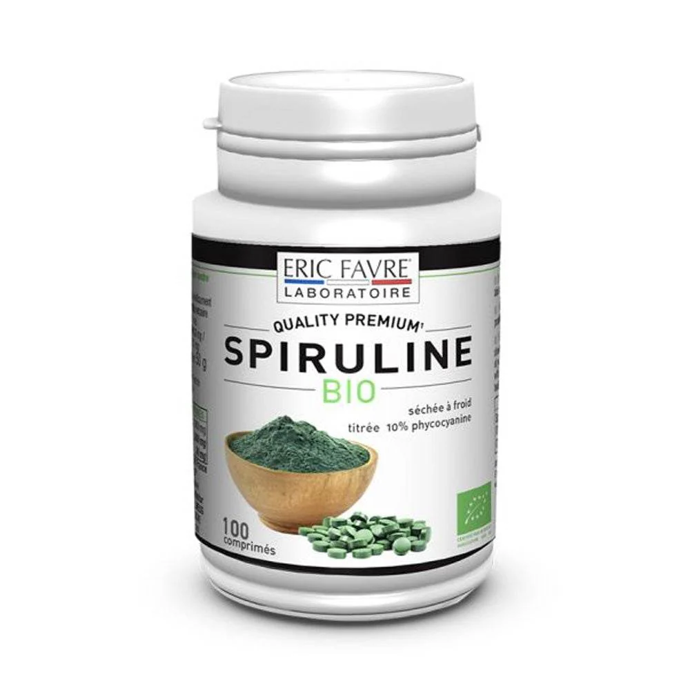 Eric Favre Spiruline Vegan 100 Comprimes - Saldi Straordinari – Offerte Speciali Disponibili Adesso - Vitamine c