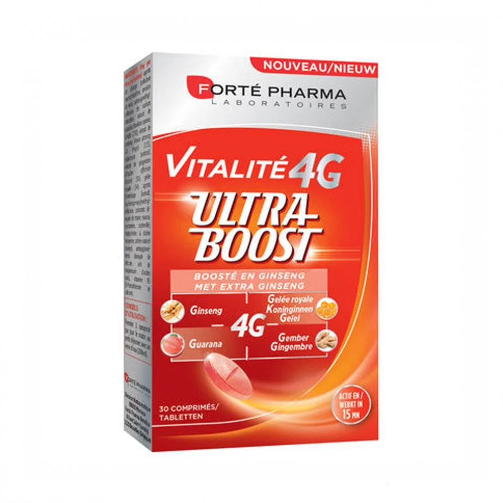 Forté Pharma Vitalité 4G Ultra Boost Avec Ginseng 20 Comprimés - Saldi Straordinari – Offerte Speciali Disponibili Adesso Forté Pharma Vitalite 4G Ultra Boost Ginseng 30 Comprimés - Coup de fouet -  Tonus | Pharmacie en ligne - Medi-Market