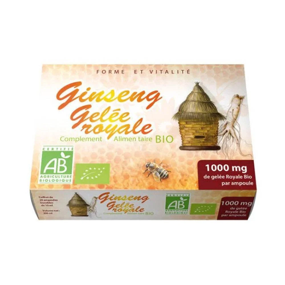 GPH Diffusion Ginseng Gelée Royale 1000mg 20 Ampoules - Saldi Straordinari – Offerte Speciali Disponibili Adesso GPH DIFFUSION GELÉE ROYALE + GINSENG BIO 1000MG 20 AMPOULES
