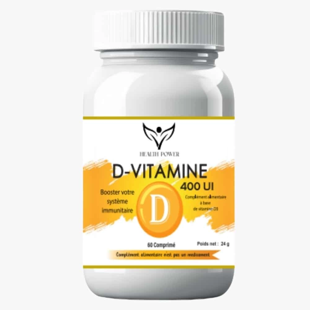 HEALTH POWER – D-vitamine 400ui – 60 Comprimés - Saldi Straordinari – Offerte Speciali Disponibili Adesso Vitamine C Pure En Poudre D'Origine Végétale 50G Nutri-Power | Derma Luxe  Algérie